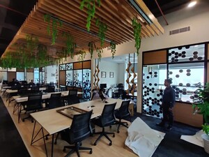 Team Area in  Office Space at Mani Casadona, New Town – for Rent