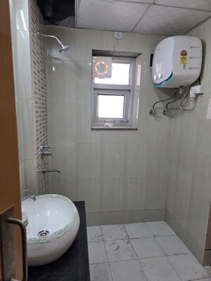 Bathroom in 3 BHK Apartment at Sector 19b Dwarka – for Rent