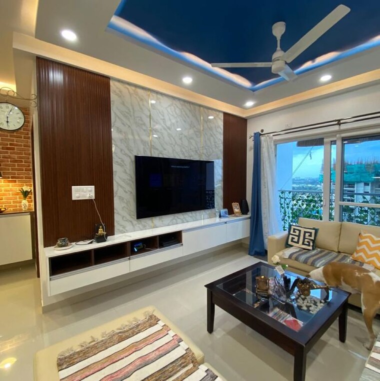 Living Room, rohan-upavan 3 Bedroom 1380 Sq.Ft. Apartment In Byrathi Bangalore 9920925