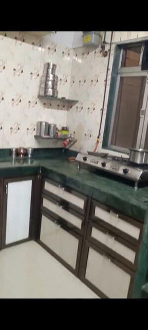 Kitchen in 1 RK Apartment at Shantinagar CHS, Mira Road – for Sale