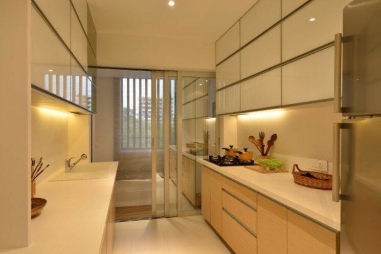 Kitchen, horizon-pearl 1 Bedroom 424 Sq.Ft. Apartment In Ghodbunder Road Thane 9825659