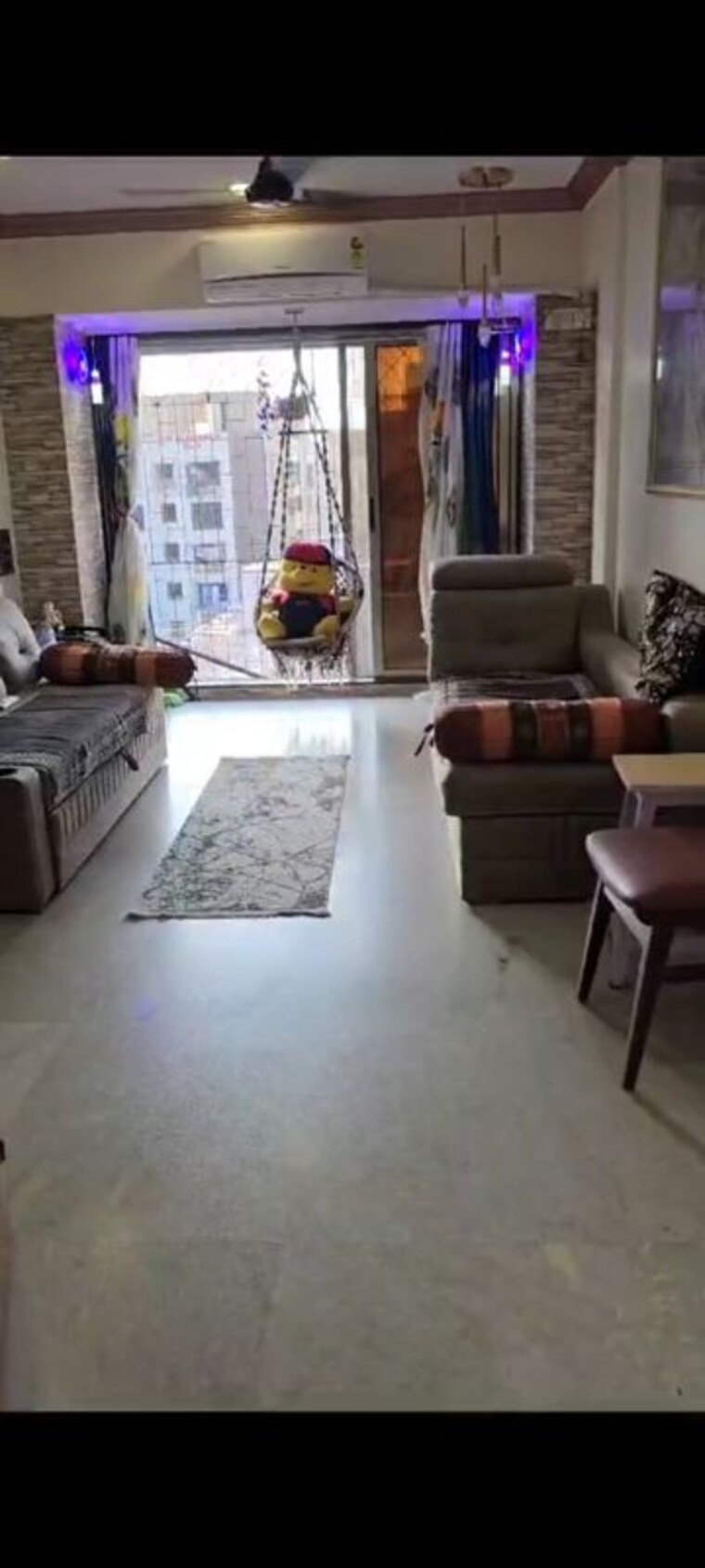 Living Room, united-tower 2 Bedroom 650 Sq.Ft. Apartment In Malad West Mumbai 9921087