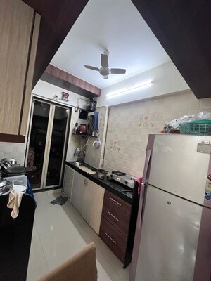Kitchen in 1 BHK Apartment at Sai Mahal C.H.S, Malad West – for Rent