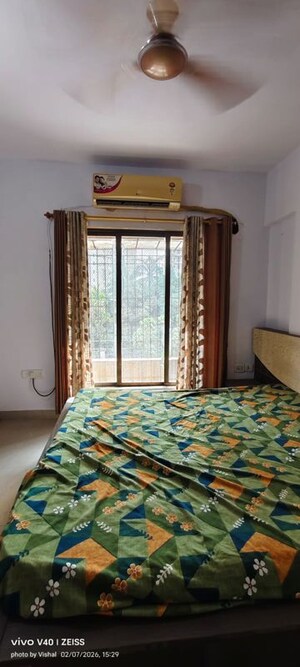Bedroom in 2 BHK Apartment at Harmony Residency Owale, Owale – for Rent