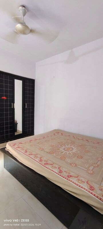 Bedroom in 2 BHK Apartment at Harmony Residency Owale, Owale – for Rent