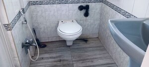 Bathroom in 1 BHK Apartment at DGS Sheetal Tapovan, Malad East – for Rent