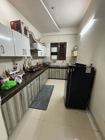 Kitchen in 3 BHK Builder Floor at MP Metro Towers, Dhakoli – for Rent