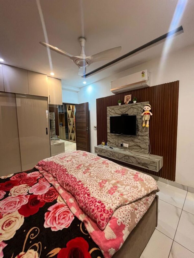 Bedroom, dhakoli 3 Bedroom 1450 Sq.Ft. Builder Floor In Dhakoli Zirakpur 9921186