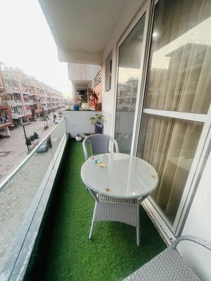 Balcony in 3 BHK Builder Floor at Dhakoli – for Sale