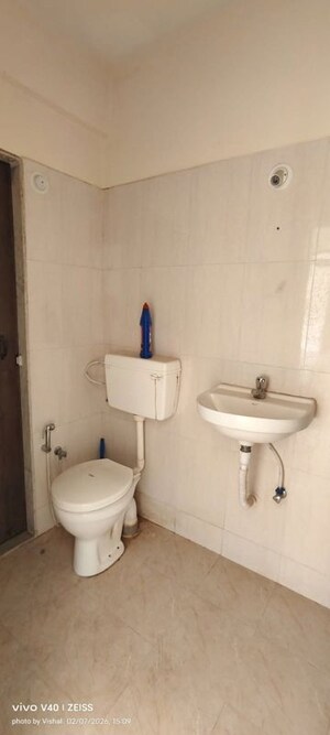Bathroom in 2 BHK Apartment at Ram Pushpanjali Residency, Owale – for Rent
