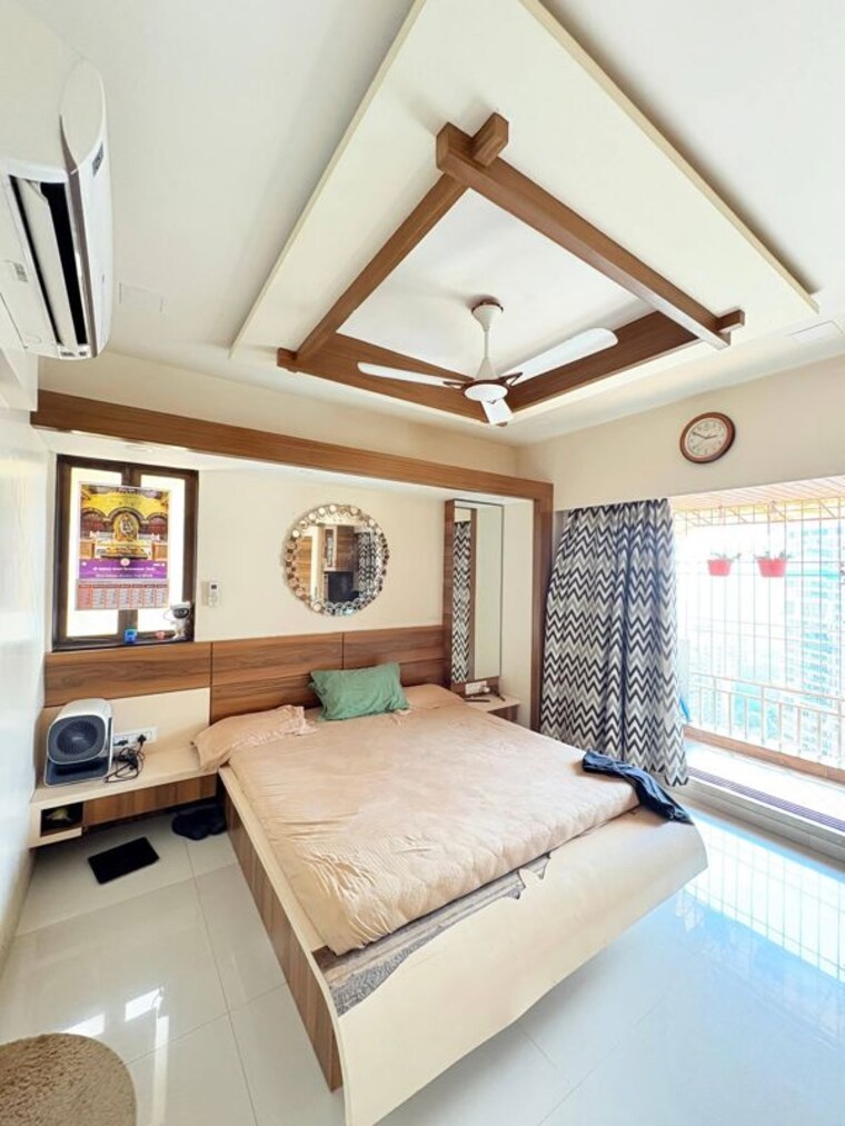 Bedroom, thane west 3 Bedroom 1350 Sq.Ft. Apartment In Thane West Thane 9921242