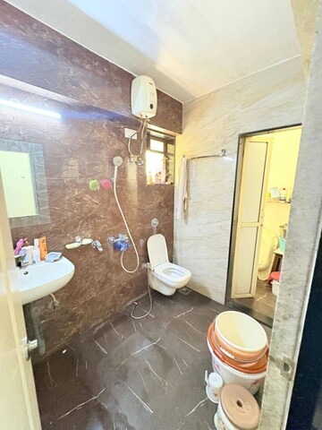 Bathroom in 3 BHK Apartment at Thane West – for Rent