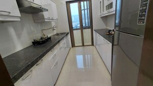 Kitchen in 3 BHK Apartment at Satellite Tower, Goregaon East – for Sale
