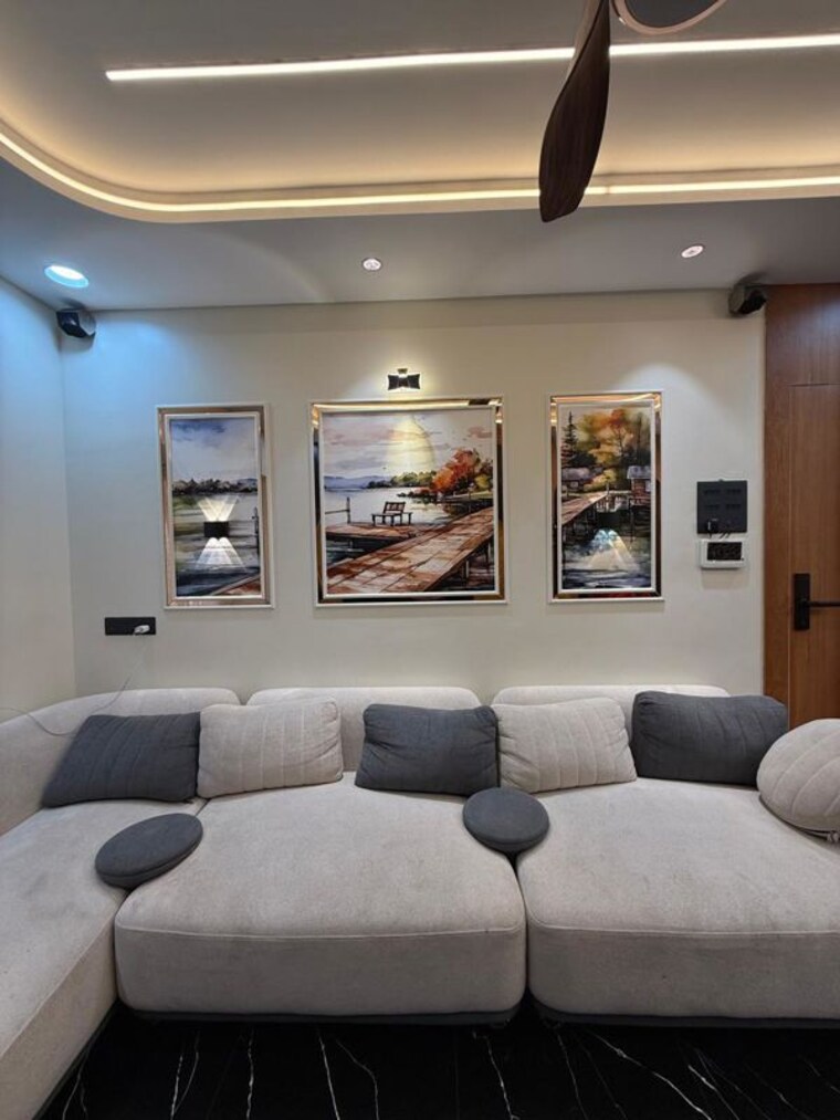 Living Room, sharada-myria 2 Bedroom 870 Sq.Ft. Apartment In Dhayari Pune 9920333