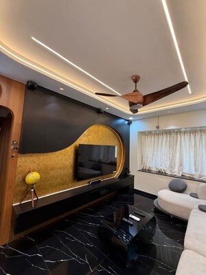 Living Room in 2 BHK Apartment at Sharada Myria, Dhayari – for Sale