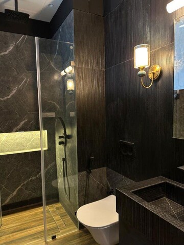 Bathroom in 6+ BHK Apartment at Lodha The World Towers World One Tier 2, Worli – for Rent