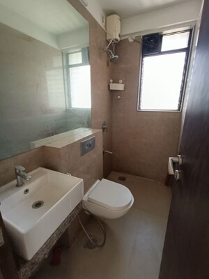 Bathroom in 2 BHK Apartment at Sunteck Avenue 2, Goregaon West – for Rent