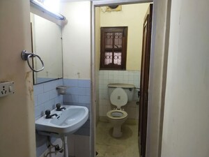 Bathroom in 3 BHK Apartment at Sarita Vihar – for Rent