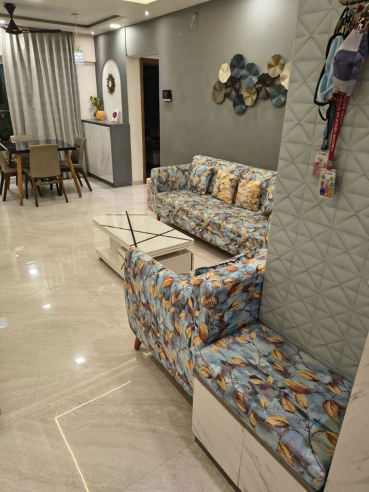 Living Room, oxford-florida-river-walk-2 3 Bedroom 1020 Sq.Ft. Apartment In Mundhwa Pune 9921479