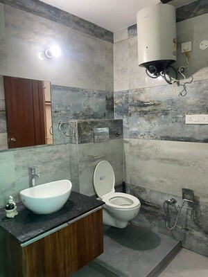 Bathroom in 2 BHK Builder Floor at Aerocity – for Rent