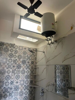 Bathroom in 2 BHK Builder Floor at Aerocity – for Rent