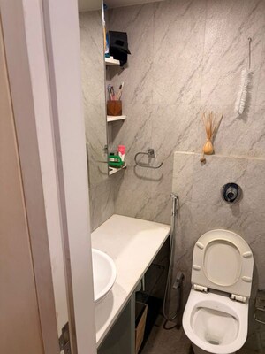 Bathroom in 2 BHK Apartment at Juhu – for Rent