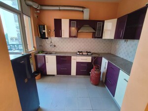 Kitchen in 3 BHK Apartment at Rohtas Plumeria, Gomti Nagar – for Rent