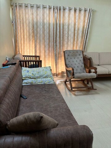 Living Room in 1 BHK Apartment at Kavya Residency Thane, Ghodbunder Road – for Rent