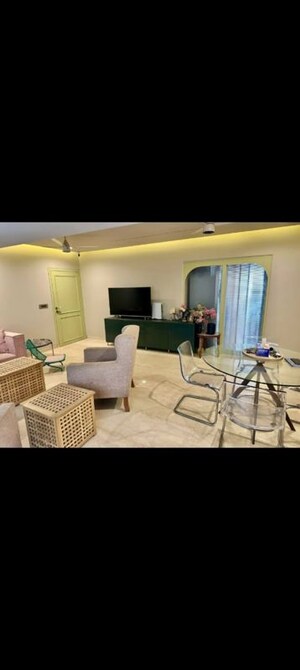 Living Room in 3 BHK Apartment at Thane West – for Rent