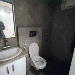 Bathroom in 2.5 BHK Builder Floor at Malviya Nagar – for Rent