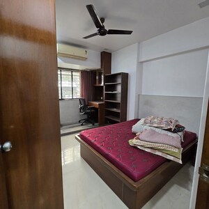 Bedroom in 3 BHK Apartment at Gundecha Builders Heights, Dockyard Colony – for Rent