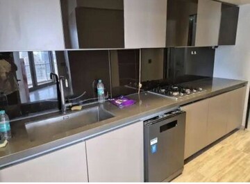 Kitchen in 3 BHK Apartment at Lodha The World Towers World One Tier 3 Trinity, Worli – for Sale