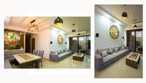 Living Room in 2 BHK Apartment at Raheja Canary Heights, Goregaon East – for Rent