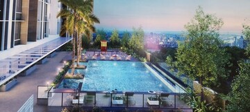Swimming Pool in 3 BHK Apartment at Chandak Treesourus, Malad West – for Sale
