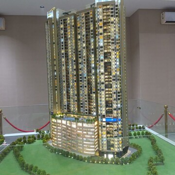 Staircase in 3 BHK Apartment at Chandak Treesourus, Malad West – for Sale