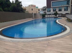 Swimming Pool in 3 BHK Apartment at Cybercity Rainbow Vistas Rock Gardens, Hi Tech City – for Rent