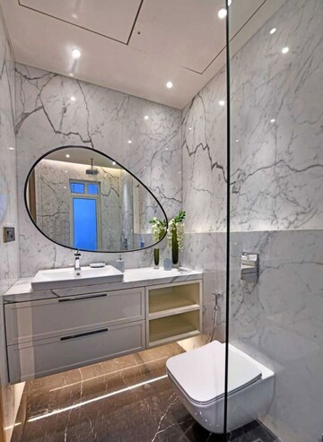 Attached Bathroom in 3 BHK Apartment at Indiabulls Blu, Worli – for Sale