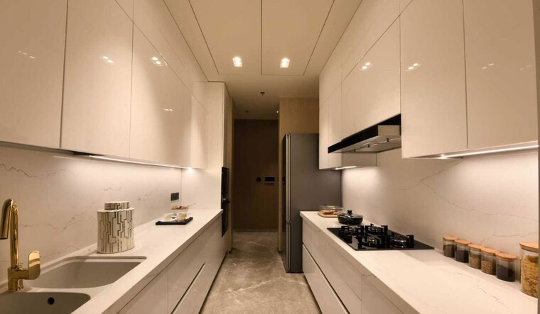 Kitchen, indiabulls-blu 3 Bedroom 1390 Sq.Ft. Apartment In Worli Mumbai 9921740