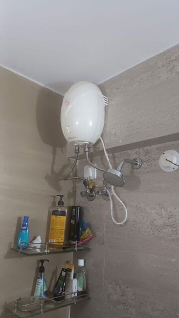 Bathroom in 2 BHK Apartment at Cosmos Jewels Ruby, Ghodbunder Road – for Rent