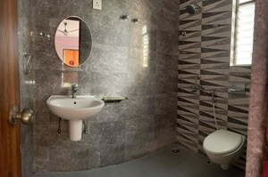 Bathroom in 3 BHK Apartment at Shrachi Greenwood Nest, Rajarhat New Town – for Sale