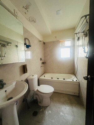 Bathroom in 3.5 BHK Builder Floor at Puri Aman Vilas, Sector 89 – for Rent