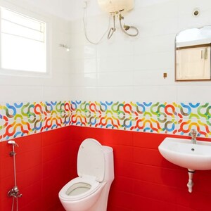 Bathroom in 3 BHK Builder Floor at Madhapur – for Rent