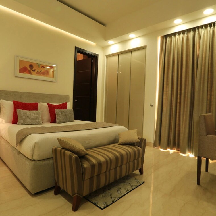 Bedroom, ambience-creacions 4 Bedroom 3976 Sq.Ft. Apartment In Sector 22 Gurgaon 9921838