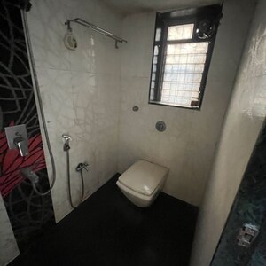 Bathroom in 2 BHK Apartment at Vrindavan Society Borivali West, Poisar – for Rent