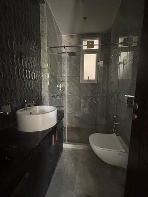 Bathroom in 3 BHK Builder Floor at Saket – for Rent