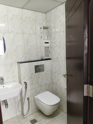 Bathroom in 3 BHK Apartment at Bollineni Bion, Kothaguda – for Rent