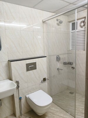 Bathroom in 3 BHK Apartment at Bollineni Bion, Kothaguda – for Rent
