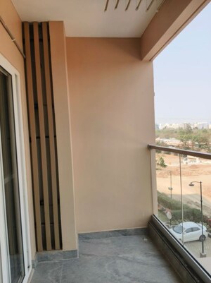 Balcony in 3 BHK Apartment at Bollineni Bion, Kothaguda – for Rent