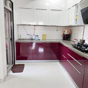 Kitchen in 3 BHK Apartment at Lodha Luxuria Priva, Majiwada – for Sale