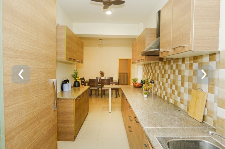 Kitchen, tulip-violet 3 Bedroom 1608 Sq.Ft. Apartment In Sector 69 Gurgaon 9922120